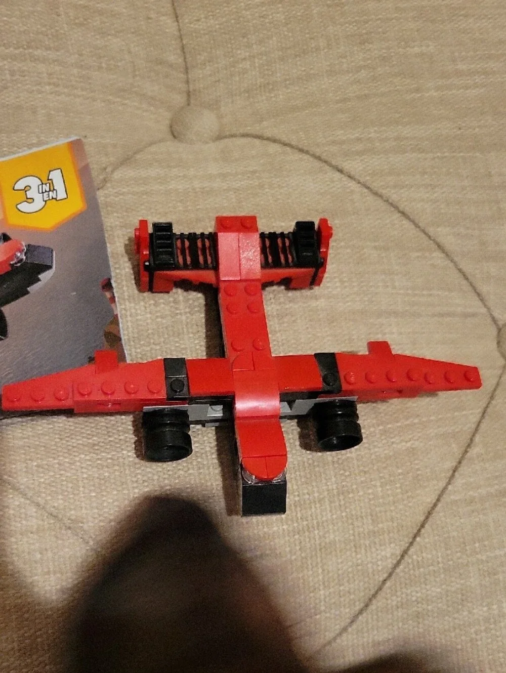 LEGO Red Kids Toy Airplane Building Set - Creator Style